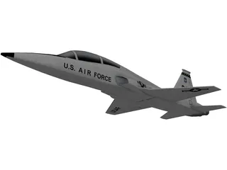 Northrop T-38 Talon 3D Model preview