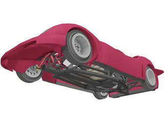 Ferrari Concept 3D Model preview