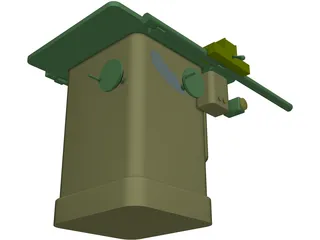 Delta Unisaw Table Saw 3D Model preview