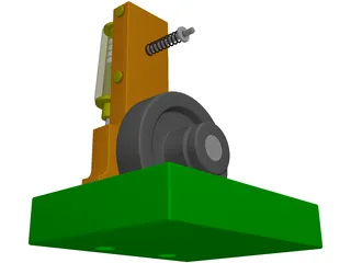 Steam Motor Assembly 3D Model preview