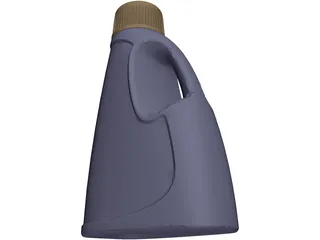 Detergent Bottle 3D Model preview