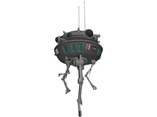 Star Wars Probe Droid 3D Model preview