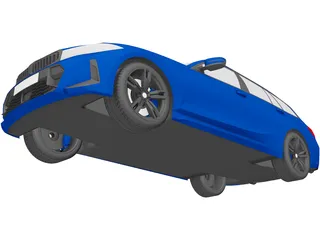 BMW 3-Series Touring (2022) 3D Model preview