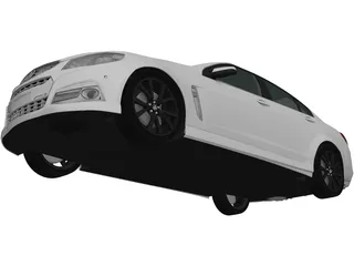 Holden Commodore SSV (2013) 3D Model preview