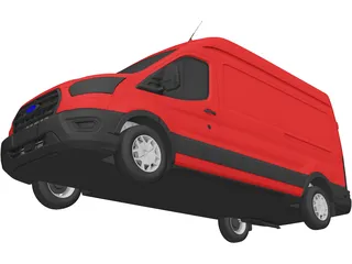 Ford Transit (2021) 3D Model preview