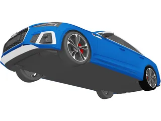 Audi S5 Sportback (2021) 3D Model preview