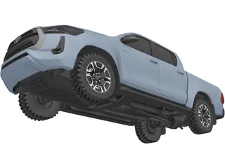 Toyota Hilux G6 2.8 (2022) 3D Model preview