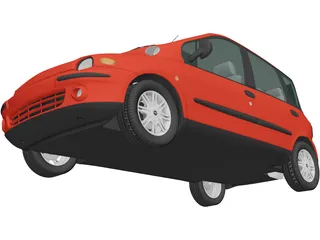 Fiat Multipla (1998) 3D Model preview