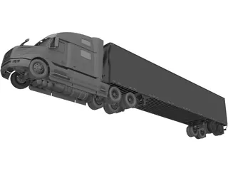 Volvo VNL 860 (2018) 3D Model preview