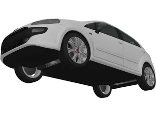Fiat Punto (2010) 3D Model preview