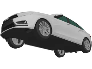 Lada Vesta Sedan (2015) 3D Model preview