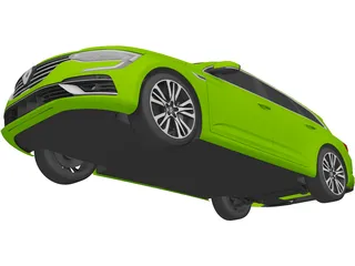 Renault Talisman Estate (2015) 3D Model preview