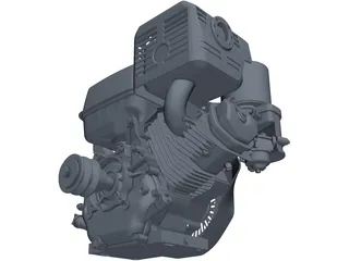 Honda GX-390 Engine 3D Model preview