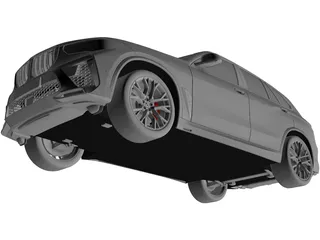 BMW X5M Competition (2020) 3D Model preview