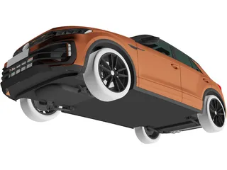 Volkswagen T-Roc R-Line 3D Model preview