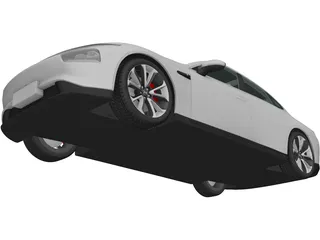 Xpeng P7 (2020) 3D Model preview