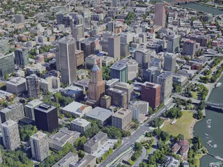 Portland City, OR, USA (2022) 3D Model preview