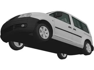 Volkswagen Caddy (2004) 3D Model preview