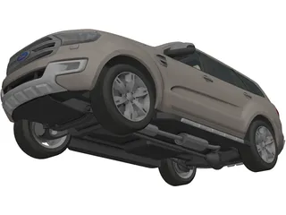 Ford Everest (2016) 3D Model preview