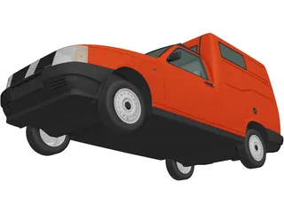 Fiat Fiorino (1988) 3D Model preview