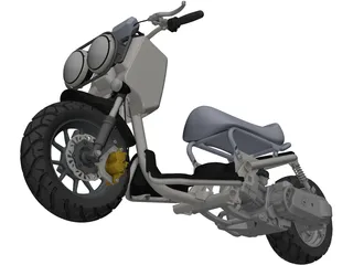 Honda Ruckus (2023) 3D Model preview