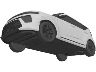 Kia Soul (2022) 3D Model preview