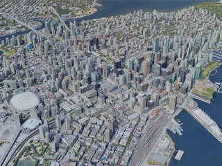 Vancouver City, Canada (2022) 3D Model preview