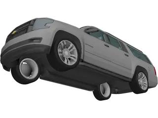 Chevrolet Suburban (2015) 3D Model preview