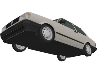 Volkswagen Voyage (1992) 3D Model preview