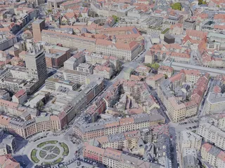Munich (München) City, Germany (2022) 3D Model preview