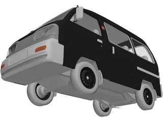 Daewoo Damas (2013) 3D Model preview