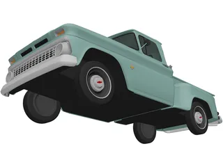 Chevrolet C10 (1963) 3D Model preview