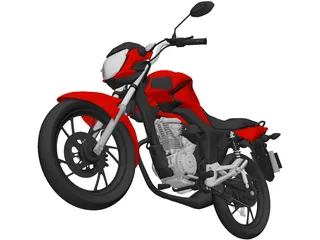 Honda Fan 160 3D Model preview