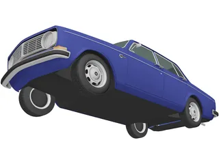 Volvo 144 (1967) 3D Model preview