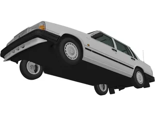 Volvo 740 GL (1985) 3D Model preview