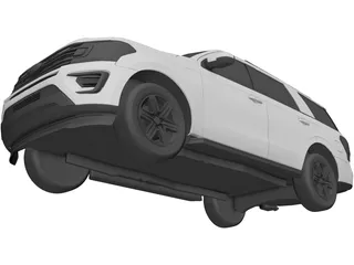 Ford Expedition XLT (2021) 3D Model preview