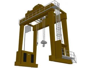 Crane 3D Model preview