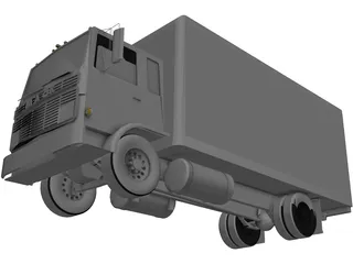 Moving Van 3D Model preview