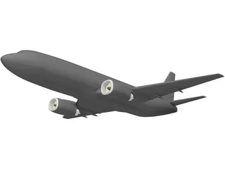 Boeing 737-300 3D Model preview