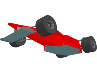 Formula 1 Car 3D Model preview