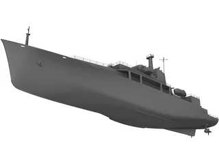 Survey Vessel 3D Model preview