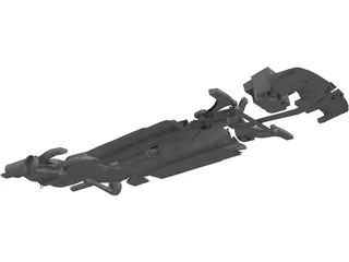 Chassis Volvo S40 (2000) 3D Model preview