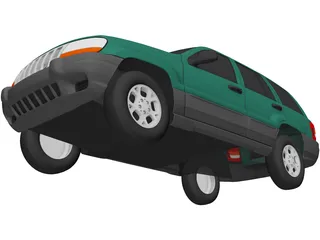 Jeep Grand Cherokee (2000) 3D Model preview