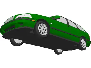 Volvo V40 (2000) 3D Model preview