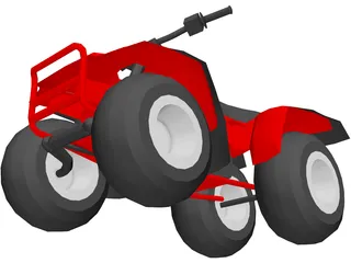 Honda 4Trax (1986) 3D Model preview