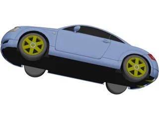 Audi TT 3D Model preview