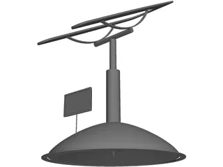 Hydraulic Stand 3D Model preview