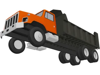 Dump Truck (1978) 3D Model preview