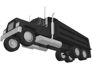 Dump Truck 3D Model preview