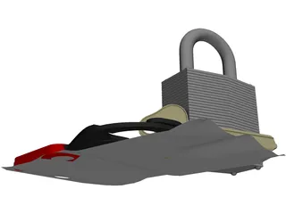 Lock Out Tag Out Kit 3D Model preview